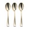 Shiny Metallic Gold Mini Plastic Disposable Tasting Spoons (600 Spoons)